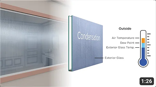 Understanding exterior window condensation